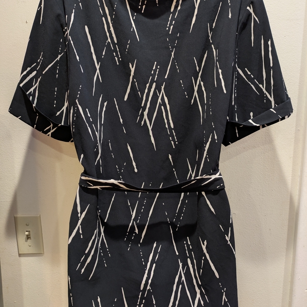 Halogen Black and White Women's Top Size M - Picture 4 of 5